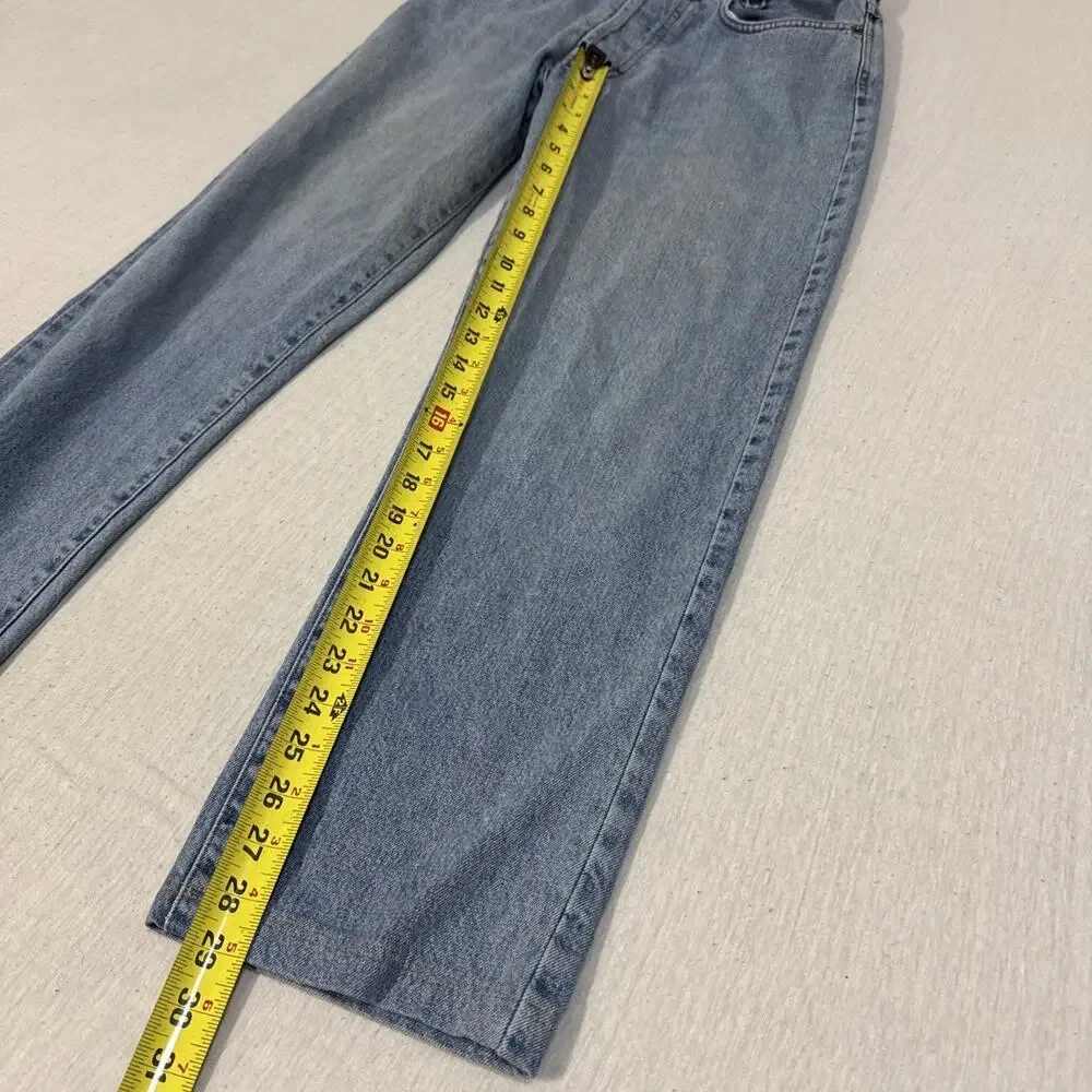 Diesel Saddle Jeans Mens 29x29 Light Blue Vintage 90s Tapered Relaxed Fit Italy